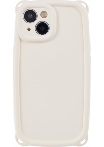 iPhone13 Için Jtw Serisi Tpu Case Bear Ear Geliştirilmiş Köşeler Telefon Geri Kapak-Beyaz (Yurt Dışından) modelleri