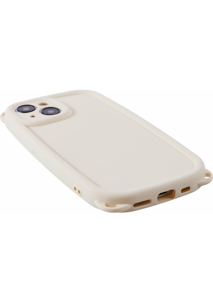 iPhone13 Için Jtw Serisi Tpu Case Bear Ear Geliştirilmiş Köşeler Telefon Geri Kapak-Beyaz (Yurt Dışından) indirimleri