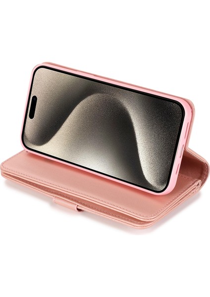 iPhone14 Pro Max Cep Telefon Kılıfı 9 Kart Tutucu Glitter Toz Deri Kapak Golü Altın (Yurt Dışından) fiyatları