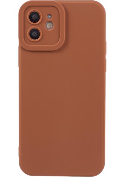 iPhone12 Için Yx Serisi 6.1 Inç Kasa Mat Tpu Telefon Geri Kabuğu (Hassas Kesim) -Brown (Yurt Dışından) fiyatları