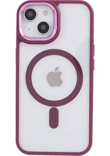 iPhone13 6.1 Inç Için Açık Kasa Anti-Damla Pc+Tpu Telefon Kapağı Magsafe-Plum Renk ile Uyumlu (Yurt Dışından) fiyatları
