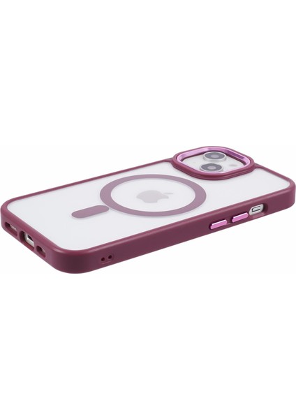 iPhone13 6.1 Inç Için Açık Kasa Anti-Damla Pc+Tpu Telefon Kapağı Magsafe-Plum Renk ile Uyumlu (Yurt Dışından) fırsatları