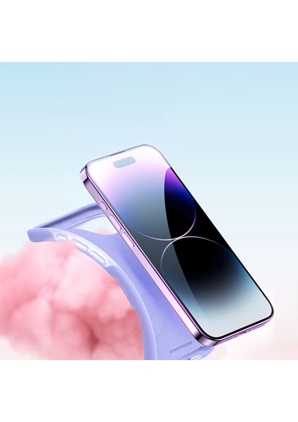 iPhone15 Plus Dayanıklı Mikrofiber Astar Telefon Kılıfı Sıvı Silikon+Pc Geri Kapak Grey (Yurt Dışından)