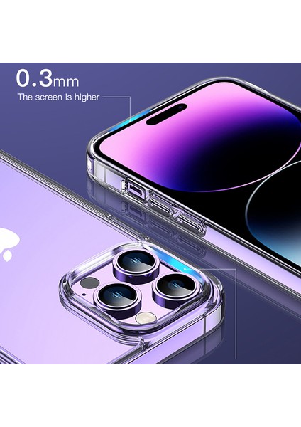 iPhone14 Pro Case Pc+Tpu Şeffaf Koruyucu Telefon Kapağı Için (Yurt Dışından) modelleri