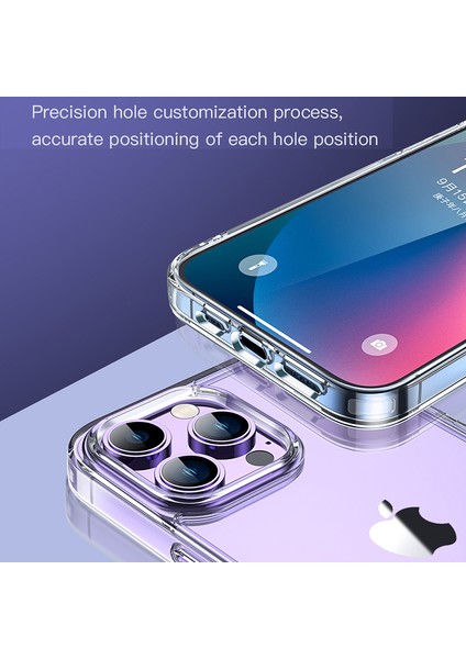 iPhone14 Pro Case Pc+Tpu Şeffaf Koruyucu Telefon Kapağı Için (Yurt Dışından) indirimleri
