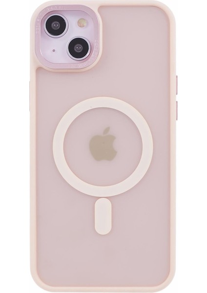iPhone14 Plus Kılıfı Için Magsafe Mat Matlı Geri Telefon Kapak Pembe ile Uyumlu (Yurt Dışından) modelleri