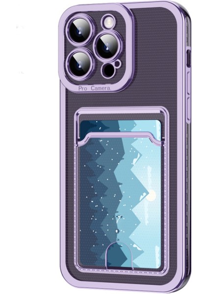 iPhone14 Pro Case Yumuşak Tpu Anti-Çizelge Elektraptaşlama Telefon Kapak Morası (Yurt Dışından)