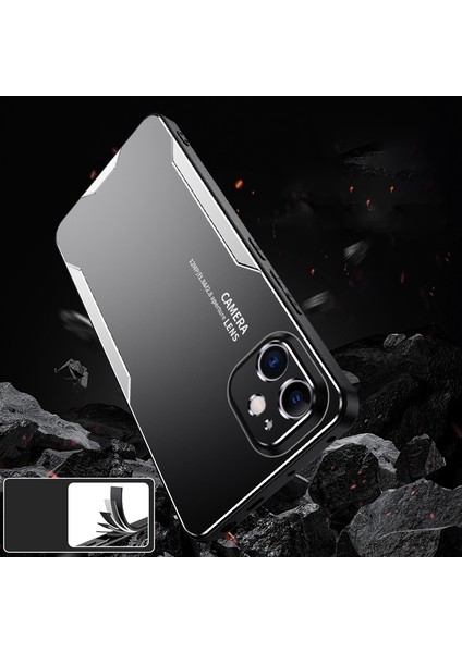 iPhone11 Sabit Kabuklu Telefon Kılıfı Önleme Önleme Önleyici Mat Alüminyum Alaşım Kapağı-Sold (Yurt Dışından)