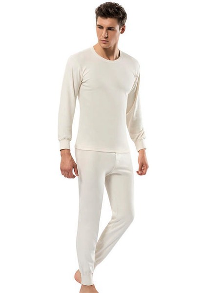 Erdem Krem Erkek Krem Uzun Don 1451 Renk Krem Beden 54(Xl) 158079