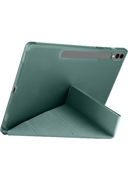 Samsung Galaxy Tab S9 Fe Plus SM-X610 Kılıf Kalem Bölmeli Silikon Smart Cover Tablet Kılıfı fırsatları