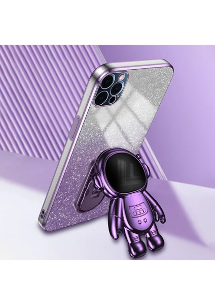 iPhone12 Pro Case Kickstand Pc+Tpu Telefon Kabuk Doğumu Için Işıltılı Toz Dekor Kapağı (Yurt Dışından) fiyatları