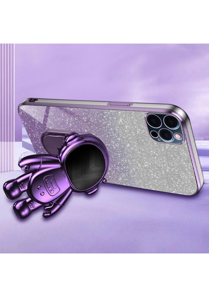 iPhone12 Pro Case Kickstand Pc+Tpu Telefon Kabuk Doğumu Için Işıltılı Toz Dekor Kapağı (Yurt Dışından) modelleri