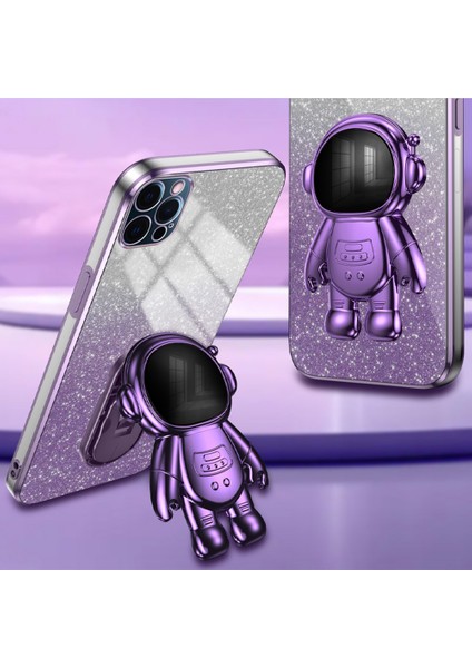 iPhone12 Pro Case Kickstand Pc+Tpu Telefon Kabuk Doğumu Için Işıltılı Toz Dekor Kapağı (Yurt Dışından) indirimleri