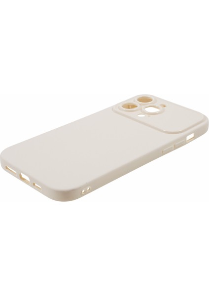 iPhone13 Pro Max Yumuşak Tpu Telefon Kasası Koruyucu Kapak (Hassas Arka Lens Kesimi) Için Mat Cep Telefonu Kabuğu-Beyaz (Yurt Dışından)