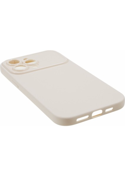 iPhone13 Pro Max Yumuşak Tpu Telefon Kasası Koruyucu Kapak (Hassas Arka Lens Kesimi) Için Mat Cep Telefonu Kabuğu-Beyaz (Yurt Dışından)