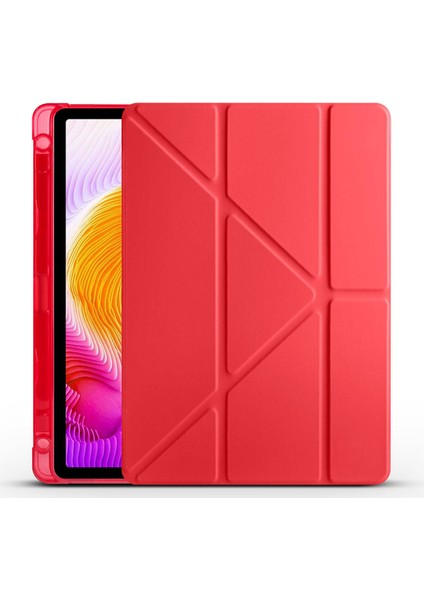 Xiaomi Redmi Pad Se Kılıf Kalem Bölmeli Silikon Smart Cover Tablet Kılıfı