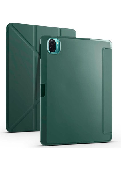 Xiaomi Mi Pad 5 / Mi Pad 5 Pro Kılıf Kalem Bölmeli Silikon Smart Cover Tablet Kılıfı