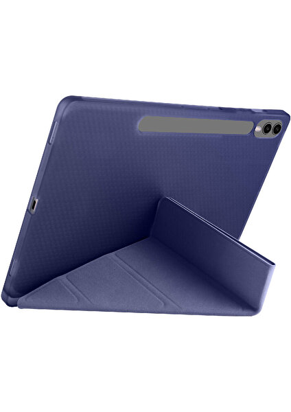 Samsung Galaxy Tab S9 Plus X810 12.4 Inç Kılıf Kalem Bölmeli Silikon Smart Cover Tablet Kılıfı