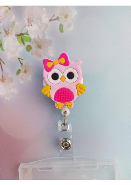 Baykuş Silikon Yoyo Yaka Kartlığı Yatay Dikey Kart Koruyucu fiyatları