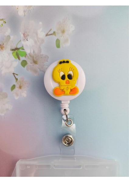 Tweety Silikon Yoyo Yaka Kartlığı Yatay Dikey Kart Koruyucu fiyatları