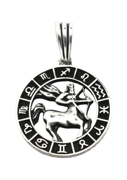 Gümüş 925 Ayar Yay Burcu Kolye Ucu