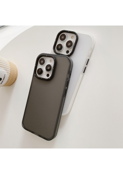 iPhone15 Pro Case Shockproof Tpu+Pc Hybrid Telefon Geri Cover-Dark Blue (Yurt Dışından)
