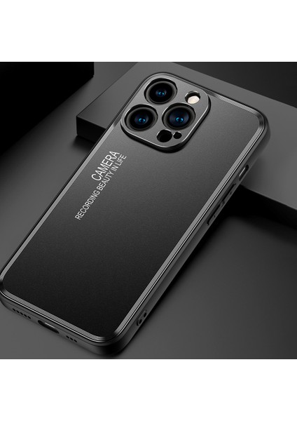 iPhone15 Pro Isı Dispidasyon Telefon Kılıfı Tpu+Alüminyum Alaşım Şok Geçirmez Kapak-Ay-Altın (Yurt Dışından) modelleri