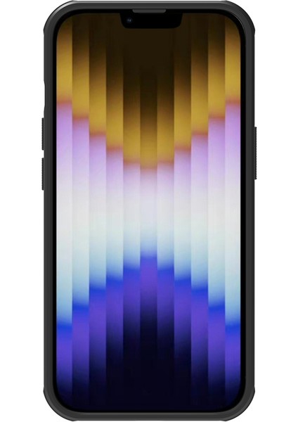 iPhone15 Anti-Cratch Telefon Kasası Pc+Tpu Mat Kapağı Magsafe-Black ile Uyumlu (Yurt Dışından)