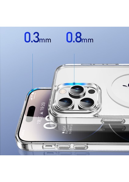 iPhone15 Pro Case Için Tpu+Pc+Mıknatıs Ring Telefon Kapağı Magsafe ile Uyumlu (Yurt Dışından) fırsatları