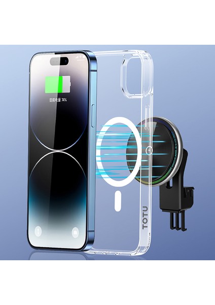 iPhone15 Pro Case Için Tpu+Pc+Mıknatıs Ring Telefon Kapağı Magsafe ile Uyumlu (Yurt Dışından) indirimleri