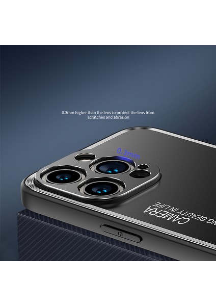 iPhone15 Pro Alüminyum Alaşım+Tpu Mat Mat Anti-Çizelge Kılıfı Akıllı Telefon Geri Kapak Silver (Yurt Dışından) fırsatları