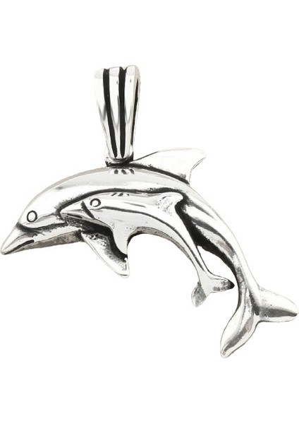 Gümüş 925 Ayar Yunus Kolye Ucu