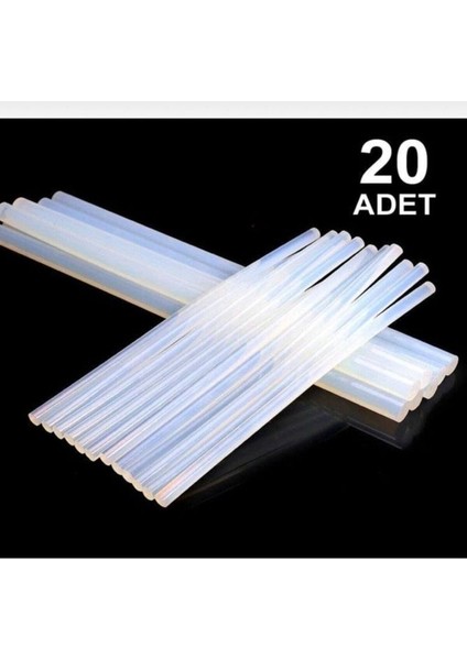 20 Adet Ince Mum Slikon -