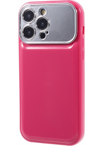 Hyt Serisi iPhone15 Pro Max Case Tpu Kapak Elektrolak Lens Çerçeve (Hassas Kesim) -Rose (Yurt Dışından)