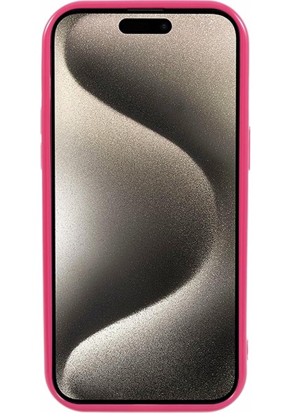 Hyt Serisi iPhone15 Pro Max Case Tpu Kapak Elektrolak Lens Çerçeve (Hassas Kesim) -Rose (Yurt Dışından)