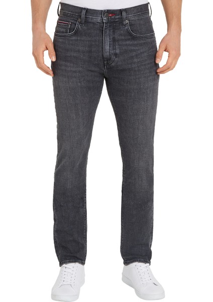 Tommy Hilfiger Normal Bel Normal Paça Slim Fit Erkek Denim Pantolon MW0MW33965