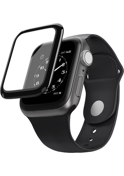 Watch 40MM Uyumlu Wiwu WI-JD105 Easy Install Pmma Pet Ekran Koruyucu Uygulama Aparatlı Siyah