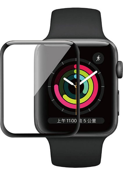 Watch 40MM Uyumlu Wiwu WI-JD105 Easy Install Pmma Pet Ekran Koruyucu Uygulama Aparatlı Siyah
