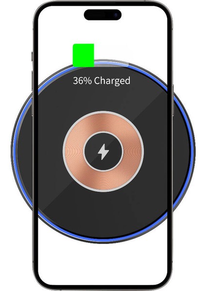 Hızlı Şarj Özellikli Masaüstü Wireless Şarj Aleti Wiwu WI-W013 Quantus 15W