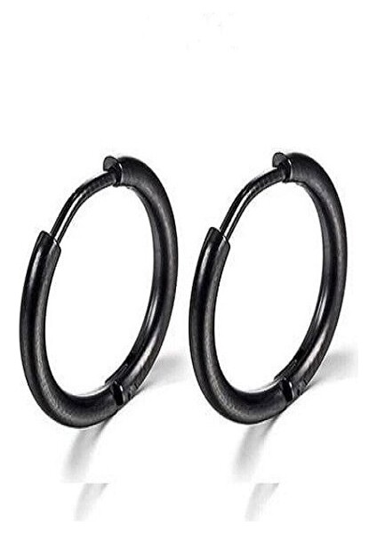 316L Paslanmaz Kararmaz Cerrahi Çelik Unisex Halka Küpe