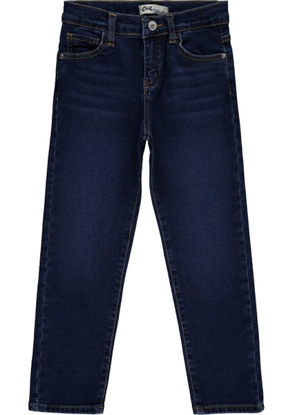 Erkek Çocuk Pantolon 10-13 Yaş Koyu Mavi