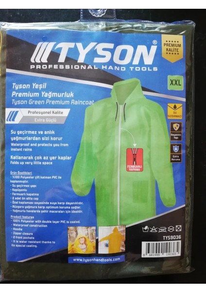 Yağmurluk Takım Yeşil