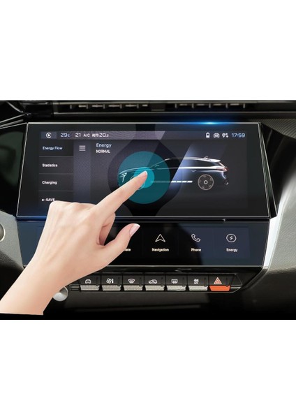 Peugeot 308 10 Inç Mat Ekran Koruyucu Multimedya Şeffaf fiyatları