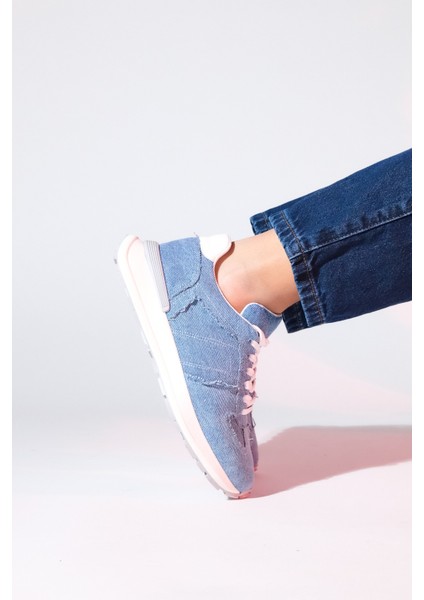 Rafael Mavi Denim Kadın Spor Sneaker