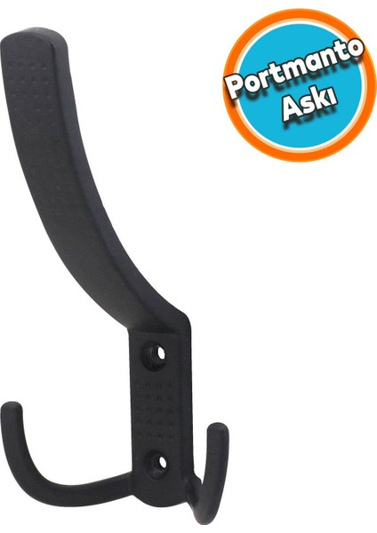 Noktalı Portmanto Askı Vestiyer Duvar Askısı Dolap Elbise Askılığı