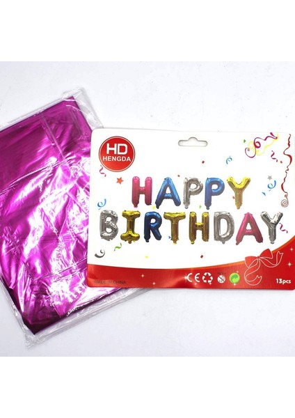 Folyo Balon Happy Birthday Karışık Renk fiyatları