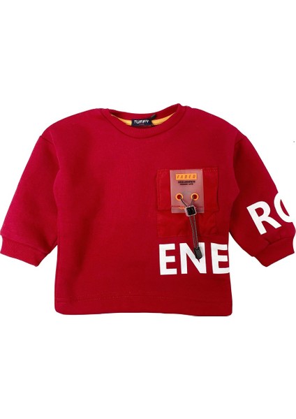 Energy Bebek Sweatshirt Kırmızı