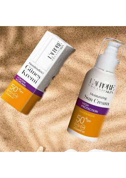 L’aurore Organic Skin Güneş Kremi Spf 50+ 100ml.