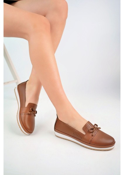 Dolgu Taban Lazerli Taba Cilt Kadın Ayakkabı fiyatları