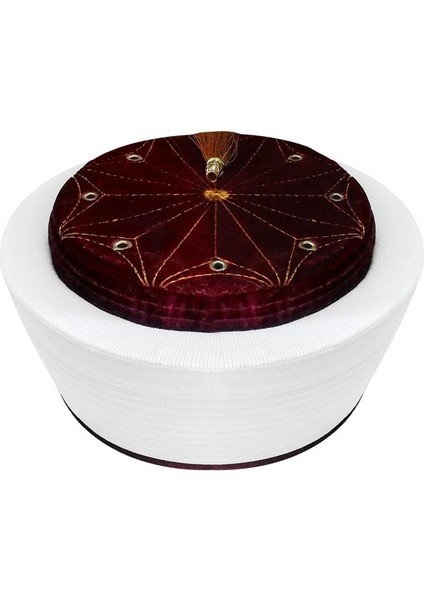 Kadife Sarık - Bordo